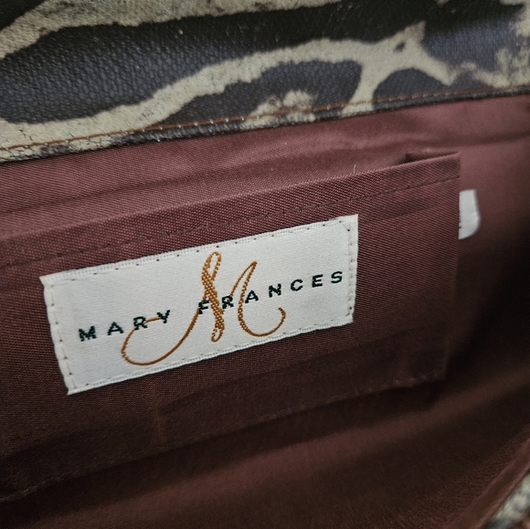 Mary Frances Encore leopard heavily beaded jeweled rhinestone vintage clutch - Picture 3 of 5